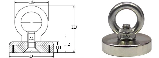 250LB pull magnet